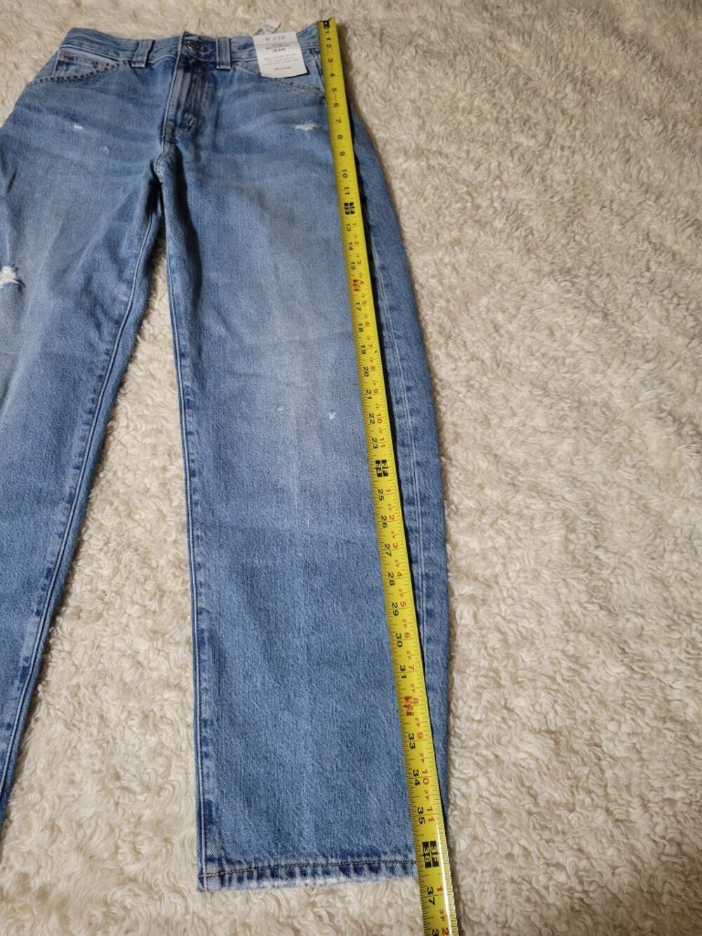 Madewell Petite Balloon Jeans in Dobbins Wash | Med Blue | 26" Inseam | 23P NWT - Picture 11 of 15